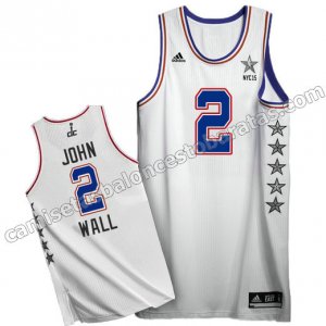 camisetas baloncesto john wall #2 nba all star 2015 blanca