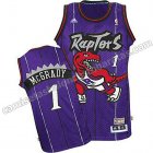 camisetas baloncesto ninos toronto raptors tracy McGrady #1 purpura