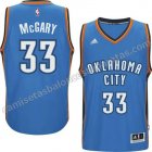 camiseta mitch McGary #33 oklahoma city thunder 2014-2015 azul