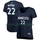 Camiseta Andrew Wiggin 22 Minnesota Timberwolves icon edition Azul Mujer