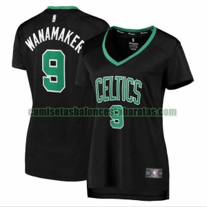 Camiseta Brad Wanamaker 9 Boston Celtics statement edition Negro Mujer