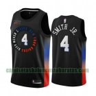 Camiseta Dennis Smith Jr. 4 New York Knicks 2020-21 City Edition Negro Hombre