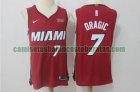 Camiseta Goran Dragic 7 Miami Heat Baloncesto rojo Hombre