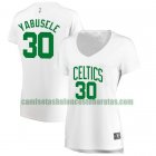 Camiseta Guerschon Yabusele 30 Boston Celtics association edition Blanco Mujer