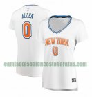 Camiseta Kadeem Allen 0 New York Knicks statement edition Blanco Mujer