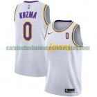 Camiseta Kyle Kuzma 0 Los Angeles Lakers 2021 City Edition Blanco Hombre