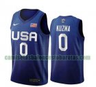 Camiseta Kyle Kuzma 0 USA 2020 USA Olimpicos 2020 azul Hombre