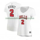 Camiseta Luke Kornet 2 Chicago Bulls association edition Blanco Mujer
