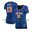 Camiseta Marcus Morris 13 New York Knicks icon edition Azul Mujer