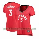 Camiseta OG Anunoby 3 Toronto Raptors icon edition Rojo Mujer