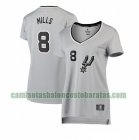 Camiseta Patty Mills 8 San Antonio Spurs statement edition Rojo Mujer