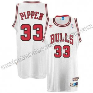 camiseta scottie pippen #33 chicago bulls retro blanca