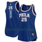 Camiseta Ben Simmons 25 Philadelphia 76ers icon edition Azul Mujer