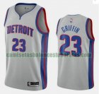Camiseta Blake Griffin 23 Detroit Pistons 2020-21 Statement Edition Swingman gris Hombre