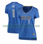 Camiseta Courtney Lee Dallas 1 Dallas Mavericks icon edition Azul Mujer