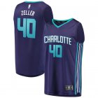 Camiseta Cody Zeller 40 Charlotte Hornets 2019-2020 Púrpura Hombre
