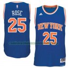 Camiseta Derrick Rose 25 New York Knicks climacool Road Swingman Azul Hombre