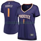 Camiseta Devin Booker 1 Phoenix Suns icon edition Púrpura Mujer