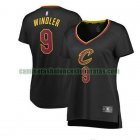 Camiseta Dylan Windler 9 Cleveland Cavaliers statement edition Negro Mujer