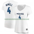 Camiseta Jaylen Nowell 4 Minnesota Timberwolves association edition Blanco Mujer