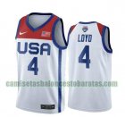Camiseta Jewell Loyd 4 USA 2020 USA Olimpicos 2020 blanco Hombre