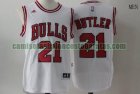 Camiseta Jimmy Butler 21 Chicago Bulls Baloncesto blanco Hombre