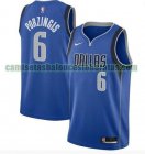 Camiseta Kristaps Porzingis 6 Dallas Mavericks 2020-21 Icon Edition Swingman azul Hombre