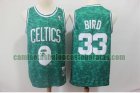 Camiseta Larry Bird 33 Boston Celtics 2019 Baloncesto Verde Hombre
