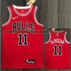 Camiseta NBA DEROZAN 11 Chicago Bulls 21-22 75 aniversario rojo Hombre
