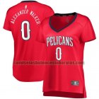 Camiseta Nickeil Alexander-Walker 0 New Orleans Pelicans statement edition Rojo Mujer