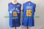 Camiseta Nikola Jokic 15 Denver Nuggets 2019 Baloncesto Blu Hombre