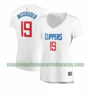 Camiseta Rodney McGruder 19 Los Angeles Clippers association edition Blanco Mujer