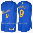 camiseta andre iguodala 9 navidad 2016-2017 golden state warriors azul