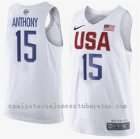 camiseta cameron anthony 15 nba usa olympics 2016 blanc