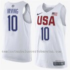 camiseta kyrie irving 10 nba usa olympics 2016 blanc