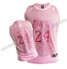 camiseta nba mujer los angeles lakers kobe bryant #24 rosa