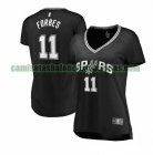 Camiseta Bryn Forbes 11 San Antonio Spurs icon edition Negro Mujer