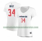 Camiseta CJ Miles 34 Washington Wizards association edition Blanco Mujer