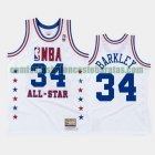Camiseta Charles Barkley 34 Philadelphia 76ers All Star 1988 Blanco Hombre