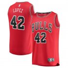 Camiseta Robin Lopez 42 Chicago Bulls 2019 Rojo Hombre