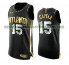 Camiseta Clint Capela 15 Atlanta Hawks 2020-21 Golden Edition Swingman negro Hombre