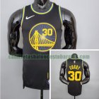 Camiseta Curry 30 Golden State Warriors Edición de la ciudad del 75 aniversario de 2022 Negro Hombre