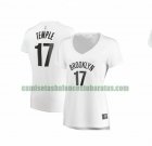 Camiseta Garrett Temple 17 Brooklyn Nets association edition Blanco Mujer