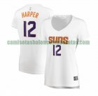 Camiseta Jared Harper 12 Phoenix Suns association edition Blanco Mujer