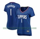 Camiseta Jerome Robinson 1 Los Angeles Clippers icon edition Azul Mujer