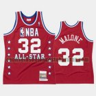 Camiseta Karl Malone 32 Utah Jazz All Star 1988 Rojo Hombre