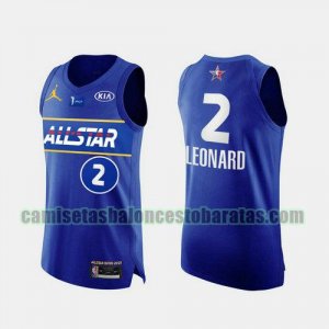 Camiseta Kawhi Leonard 2 All Star 2021 azul Hombre