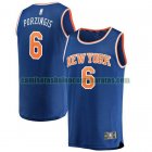Camiseta Kristaps Porzingis 6 New York Knicks icon edition Azul Hombre