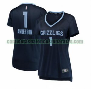 Camiseta Kyle Anderson 1 Memphis Grizzlies icon edition Armada Mujer
