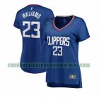 Camiseta Lou Williams 23 Los Angeles Clippers icon edition Azul Mujer